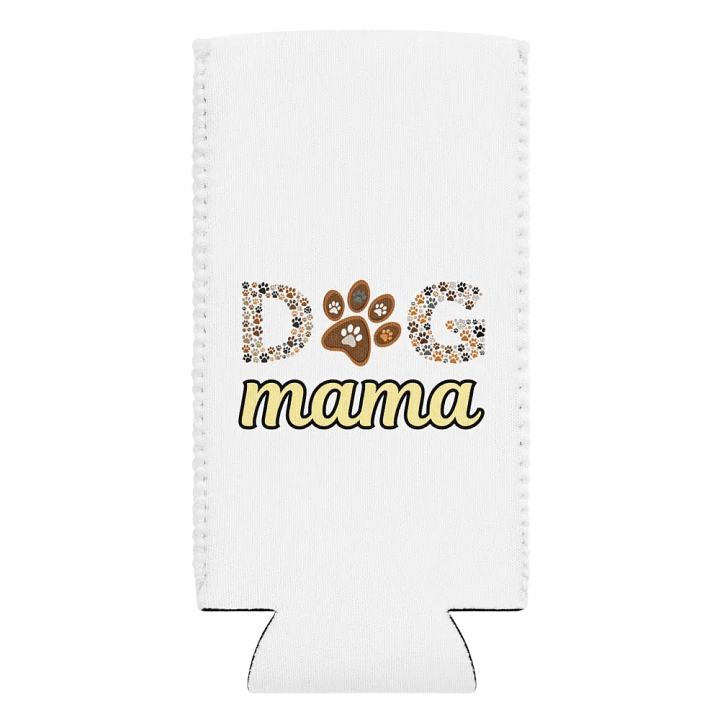 Dog Mama Paw Prints Can Cooler product image (2)