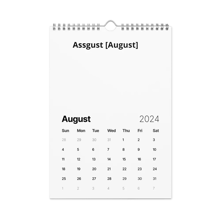 CUSS WORDS calendar 2024 product image (2)