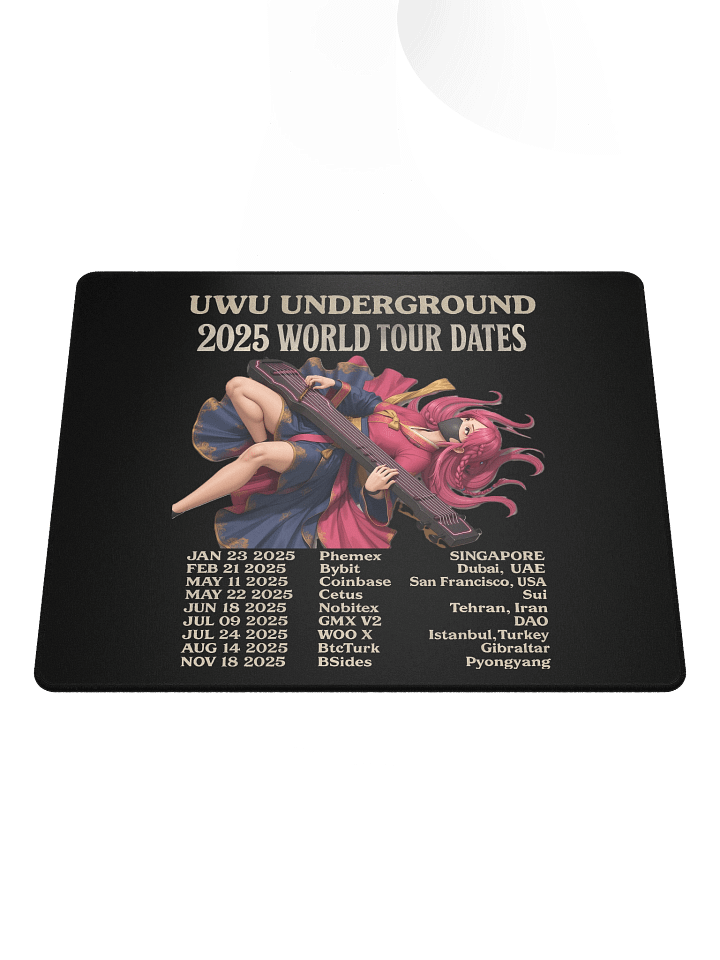 UwU World Tour - Yuki - Ltd Edition - 2025 - Mouse Pad 2 product image (1)