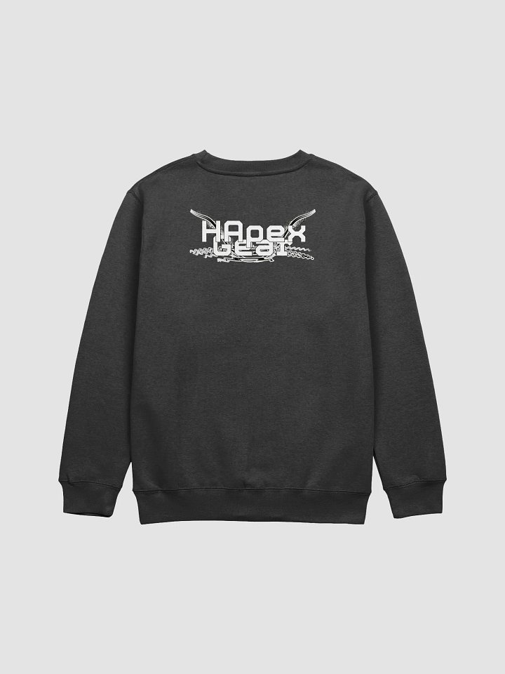 Premium Crewneck Sweatshirt - White HApex Gear Black Logo product image (1)