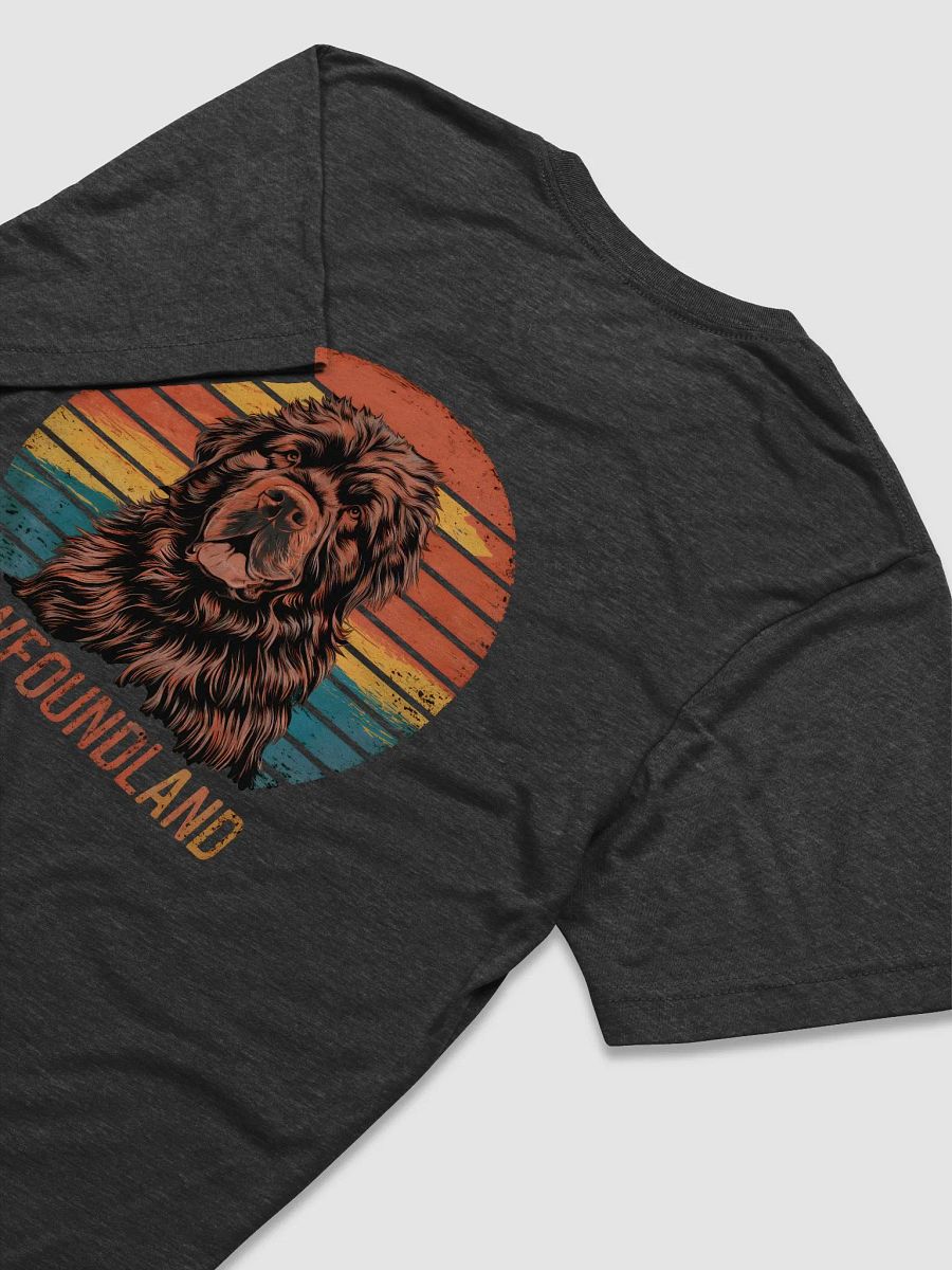 Classic Newfoundland Dog Illustration T-Shirt - Dog Lover’s Dream product image (3)