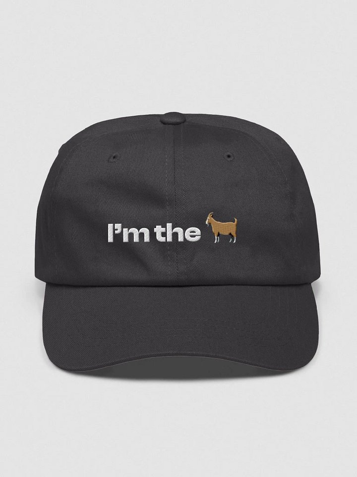 I'm the 🐐 T-shirt (Dark Mode) product image (1)