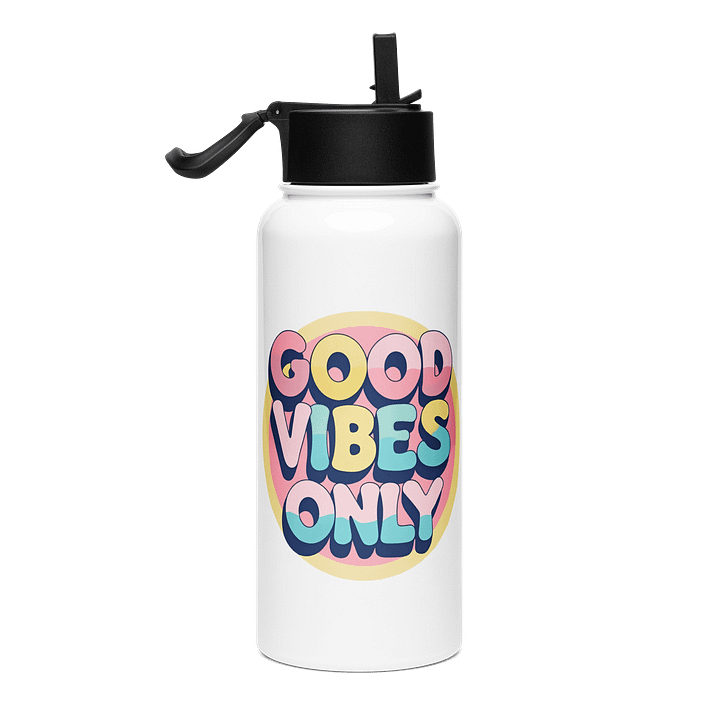 Good Vibes Skateboarding Frenchie Stainless Steel Bottle product image (2)