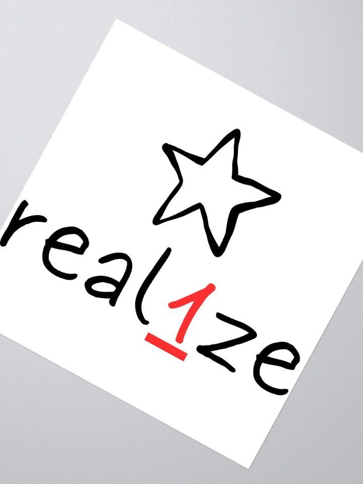 real1ze kiss cut stickers product image (2)
