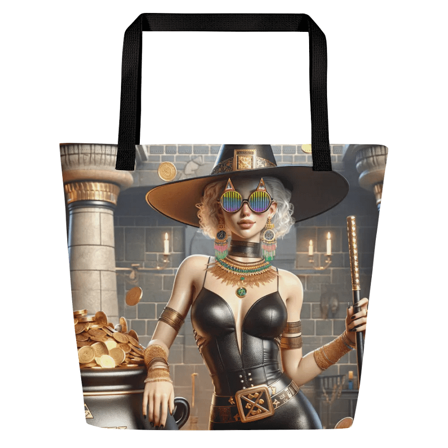 WEALTHY WITCH - TOTE BAG - DANCE MEMECOIN product image (2)