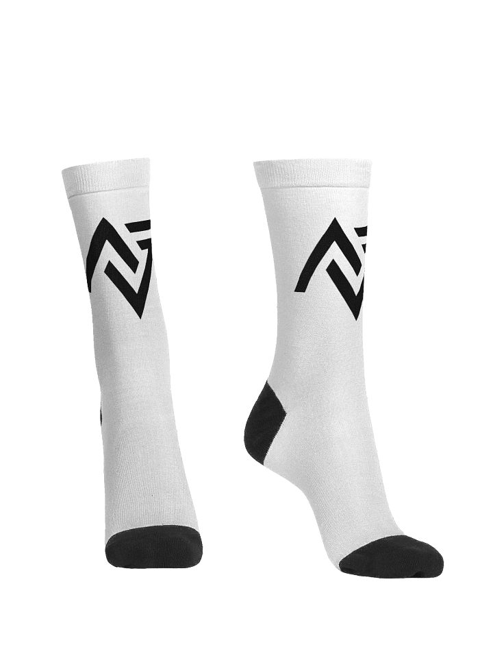 Geometric Avian Elegance Crew Socks product image (2)