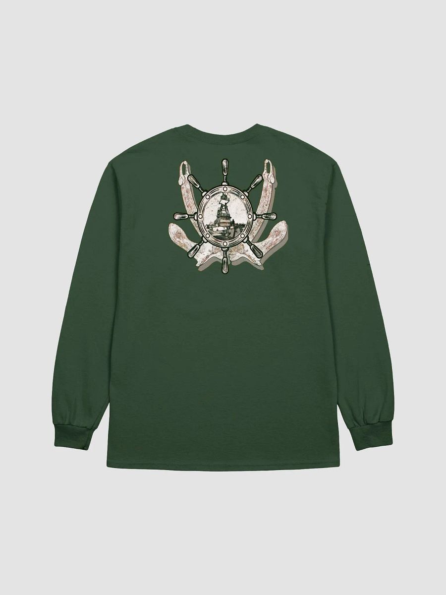 Twin anchor ship wheel & Tug CE Long Sleeve Tee product image (1)