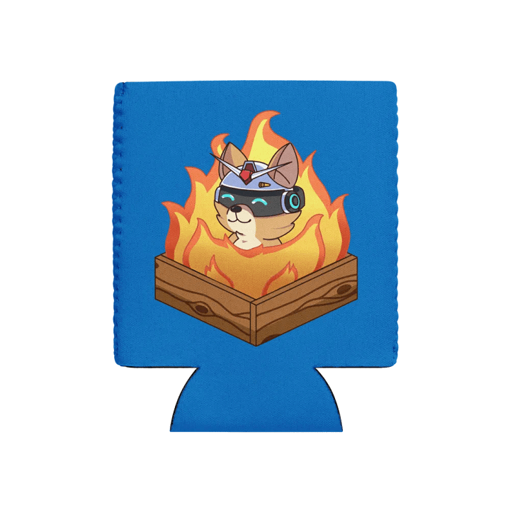 Burning Taku Koozie Can Cooler product image (1)