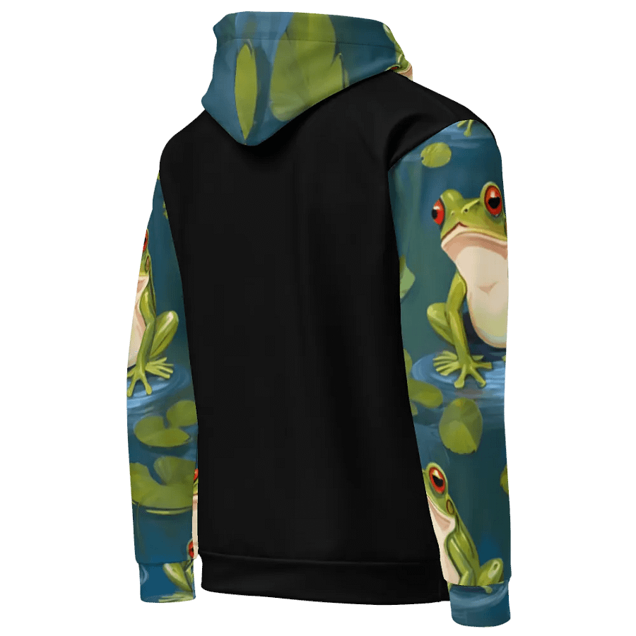 Playful Frog Unisex Hoodie product image (6)
