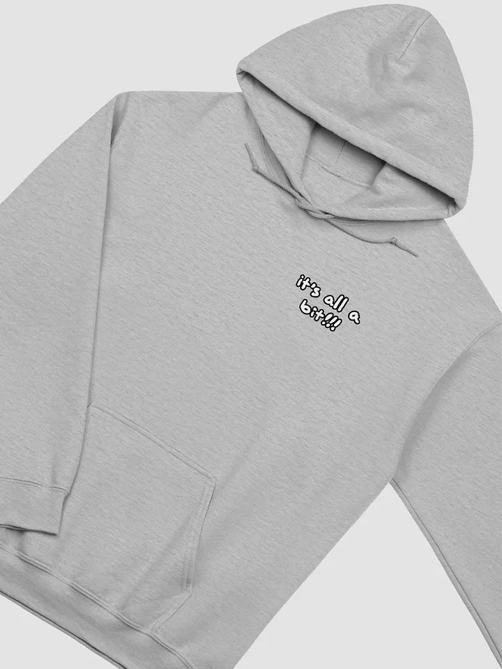 “It’s all a bit!!!” (sm. lined design) classic hoodie product image (1)
