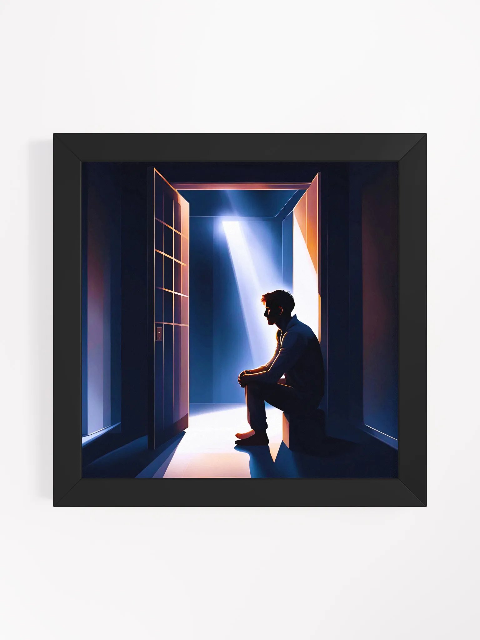 Liberation Over Imprisoned Fears - Framed High-Quality Matte Poster product image (1)