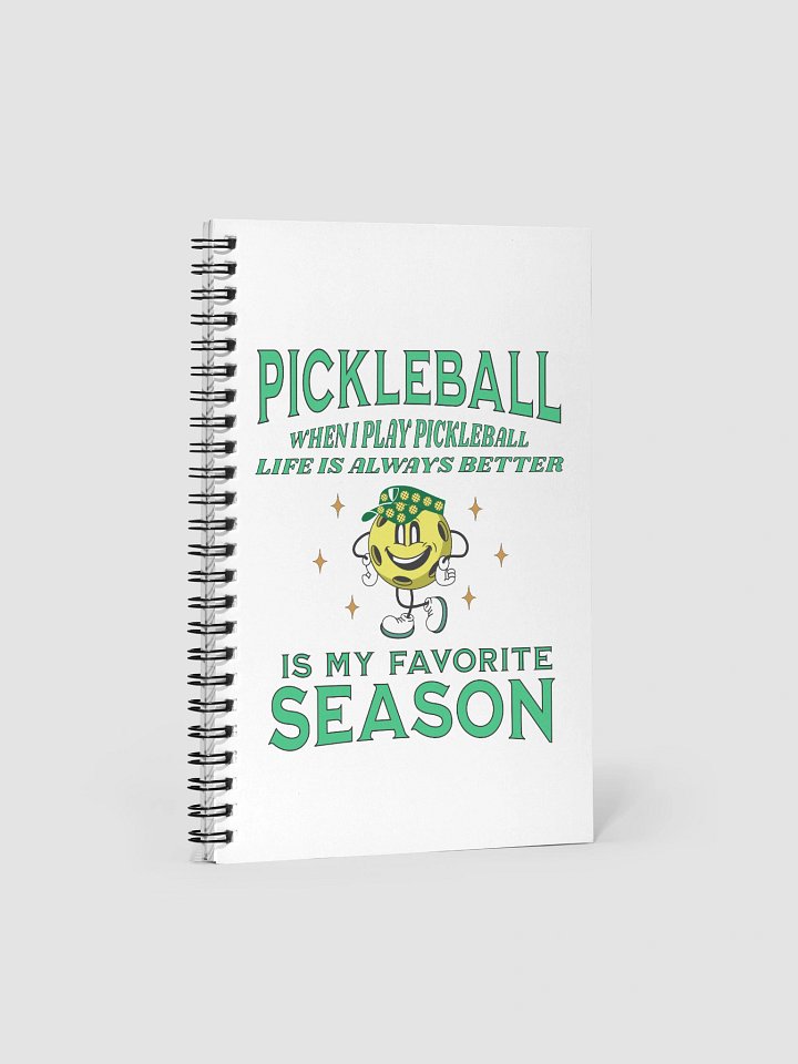 Pickleball Is My Favorite Season Passion Spiral Notebook product image (2)
