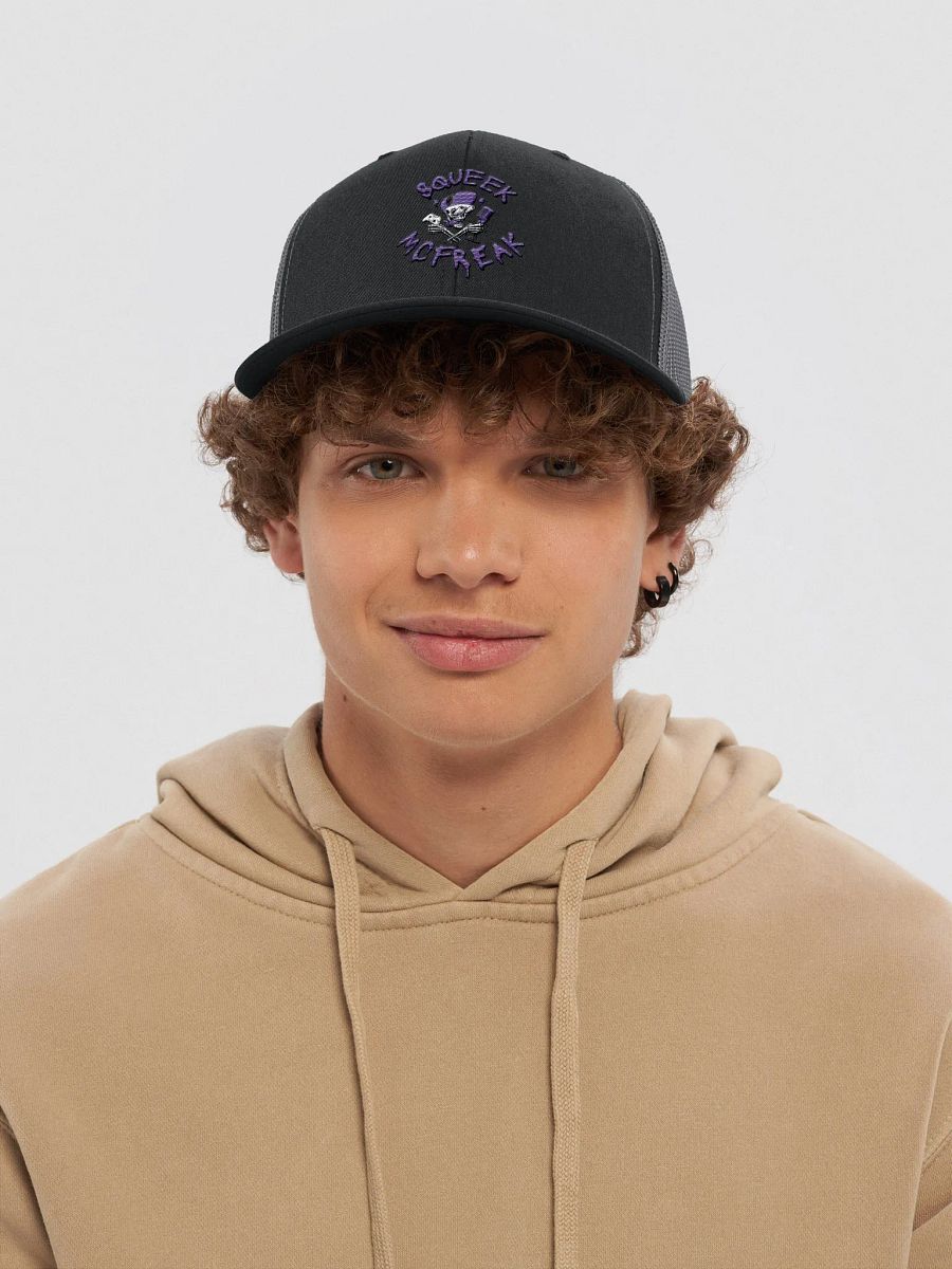 SQUEEK MCFREAK Skeleton Trucker Hat product image (5)