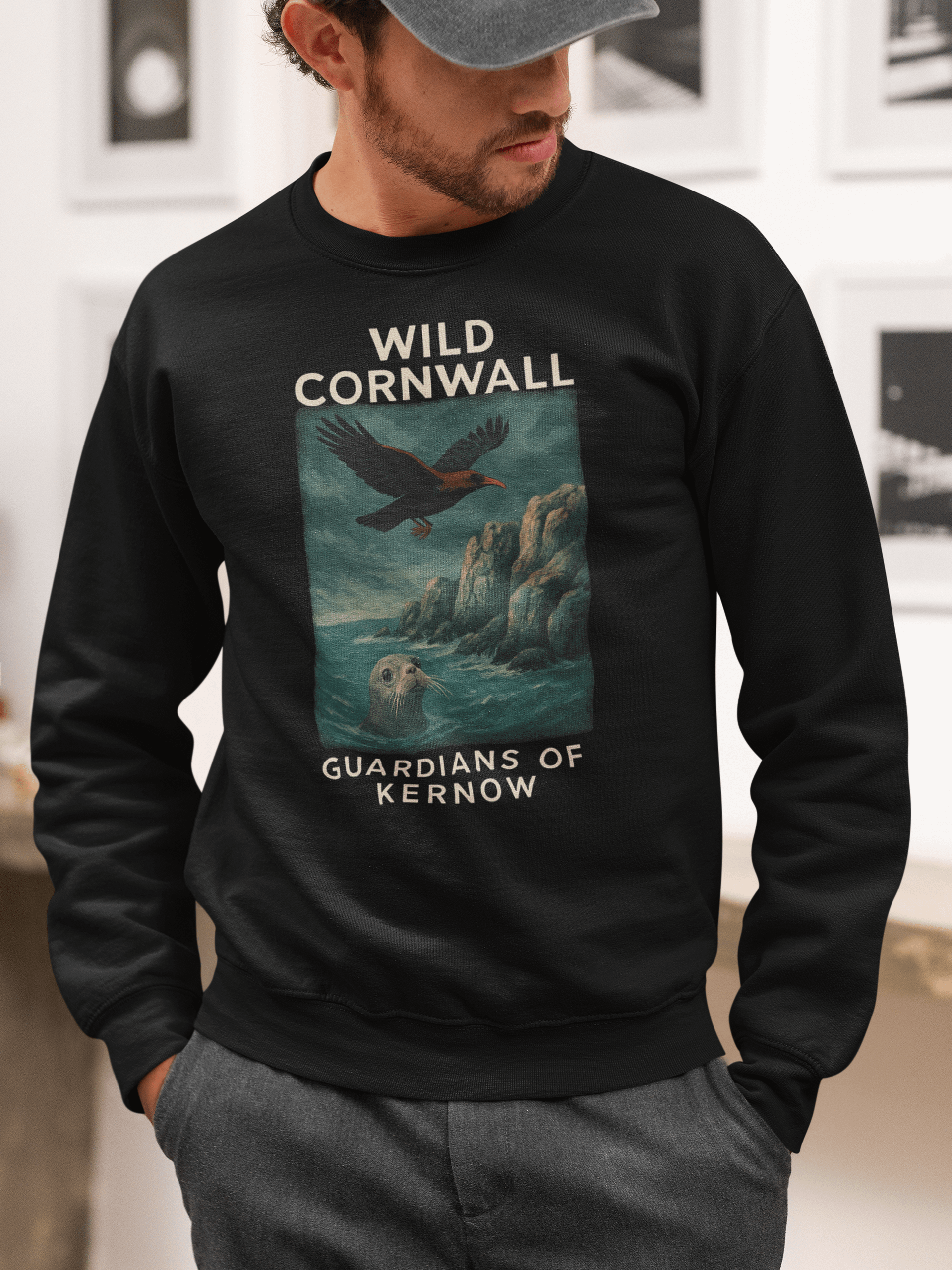 Wild Cornwall: Guardians of Kernow Crewneck Sweatshirt product image (20)