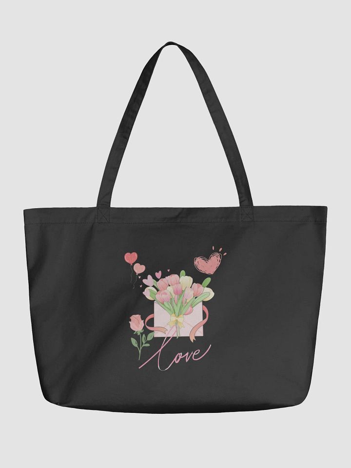 Love Letter Tulip Tote Bag product image (1)