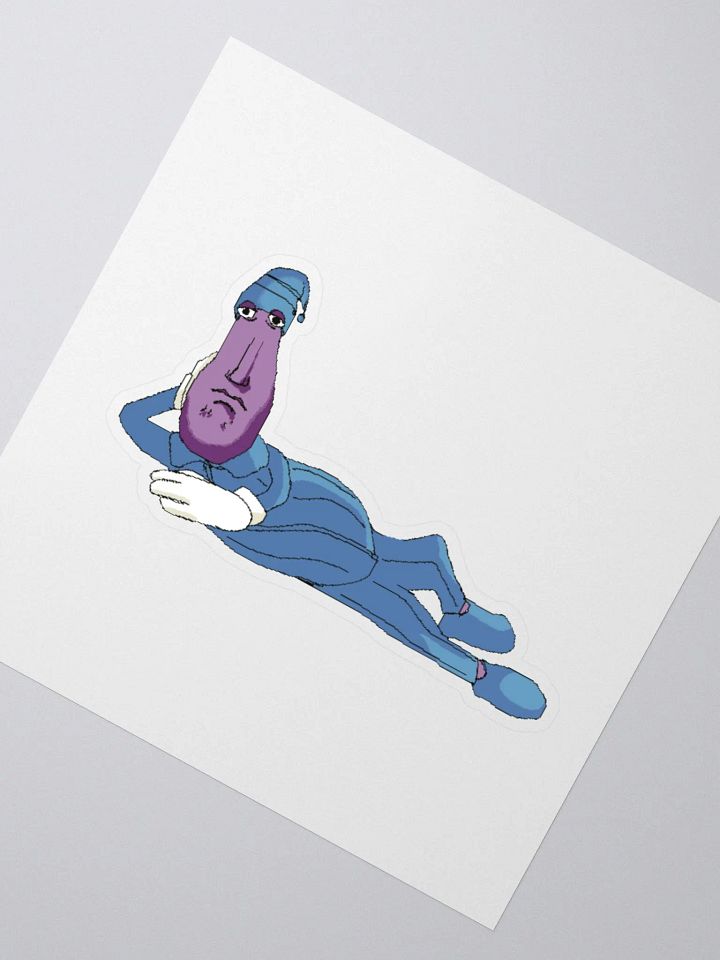 Floorboard Guy Laying Around Sticker product image (2)