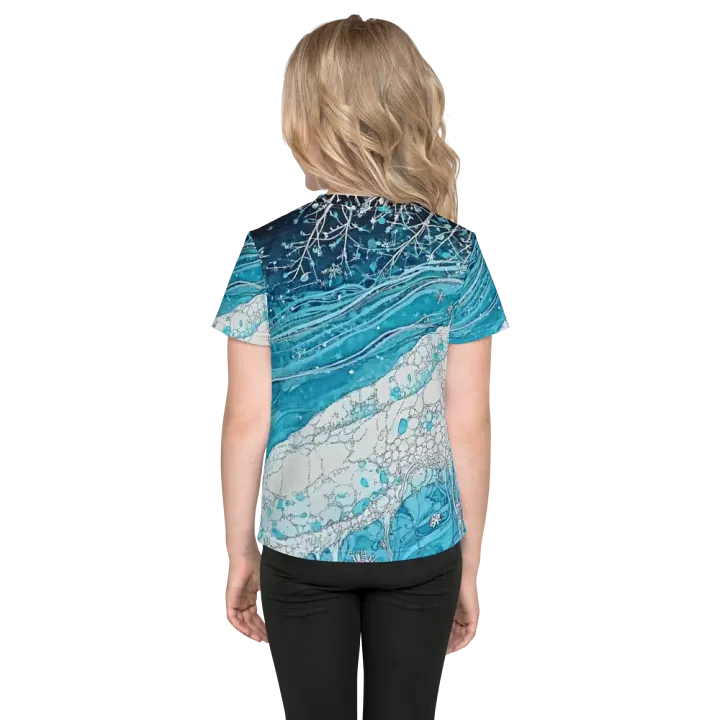 Winter Frost, Unisex Kids Crew Neck T-Shirt product image (2)