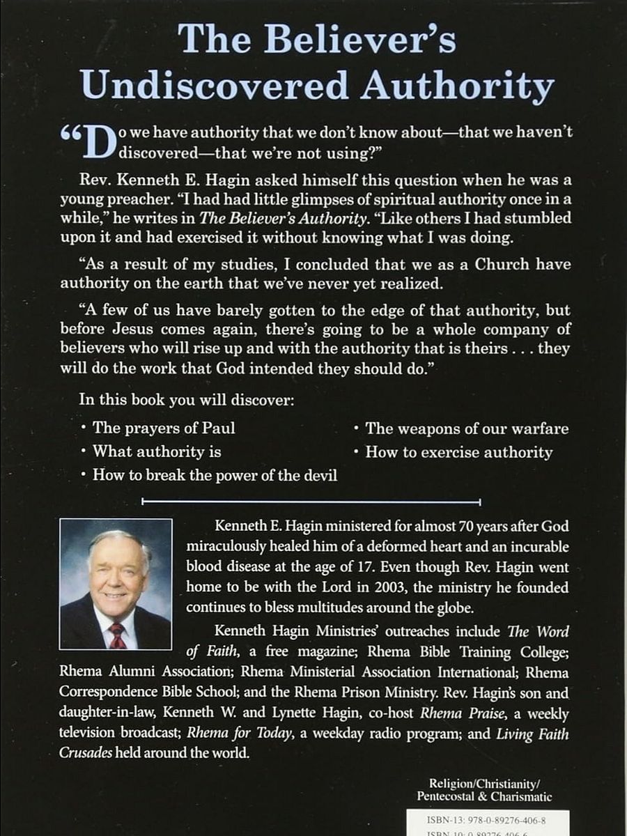 The Believer's Authority by Kenneth E. Hagin product image (2)