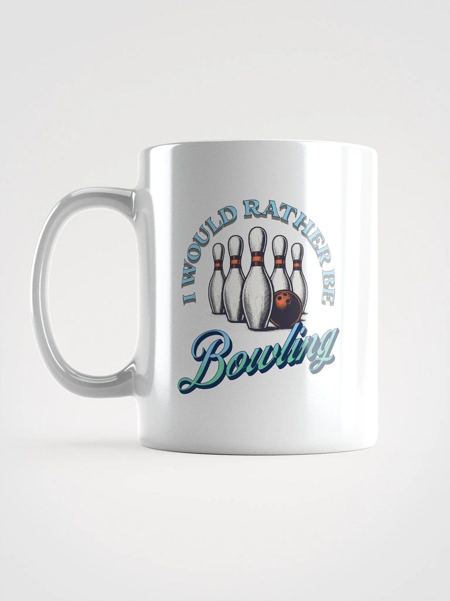 I Would Rather Be Bowling Bliss White Glossy Mug product image (1)