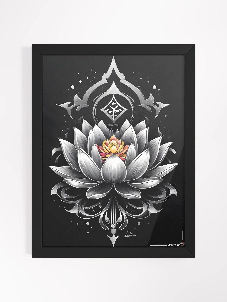 Lotus Zen Blossom : Framed Artistic Poster product image (1)