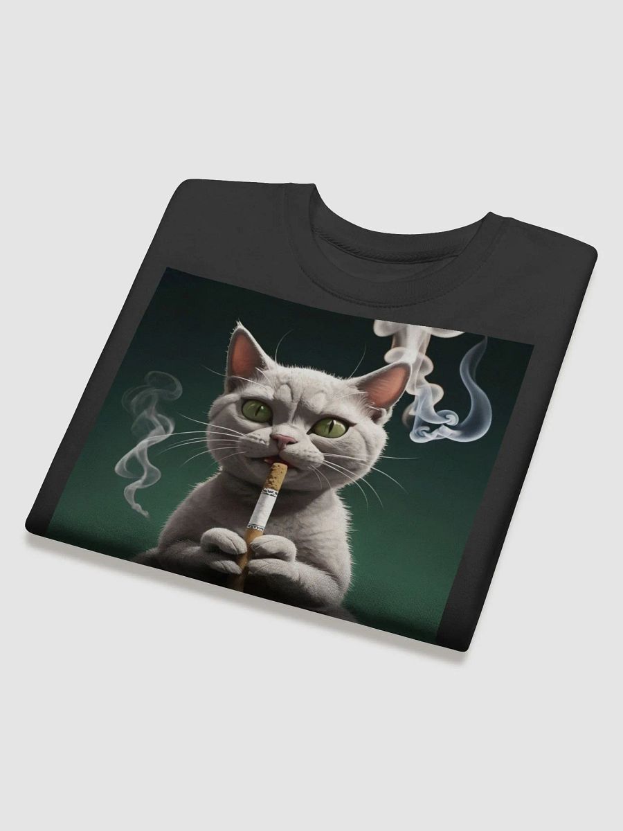 Serious Smoker Cat Sweatshirt product image (4)