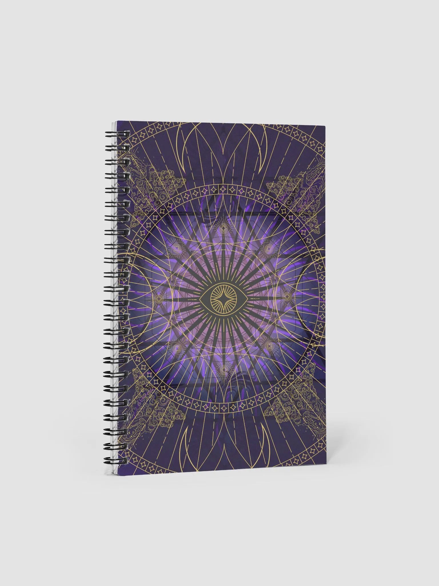 Mystical Radiance Spiral Notebook product image (1)