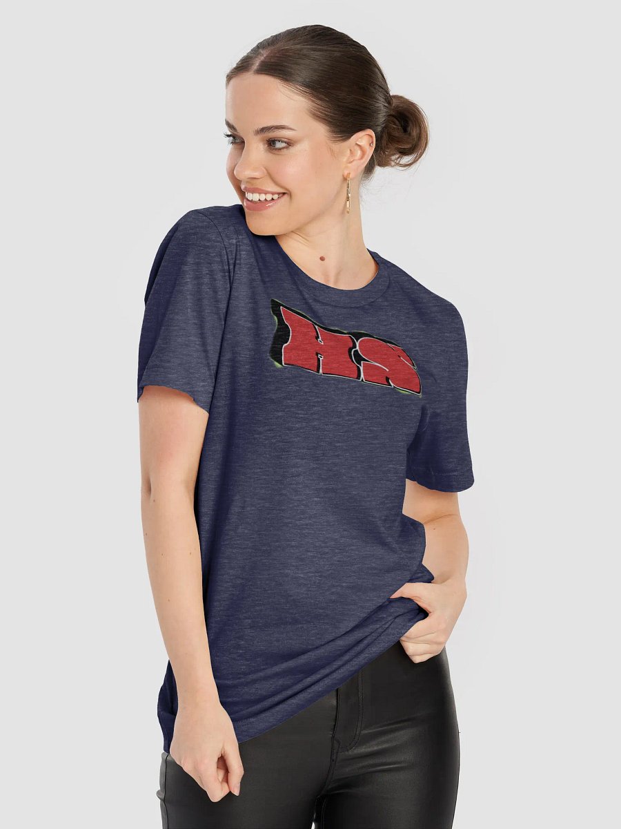 En Strøken T-skjorte med HS Logo, GØNN PÅ product image (69)