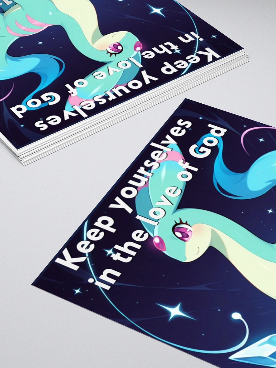 Bible Cuties Sam - Keep yourselves in the love of God Sticker product image (7)