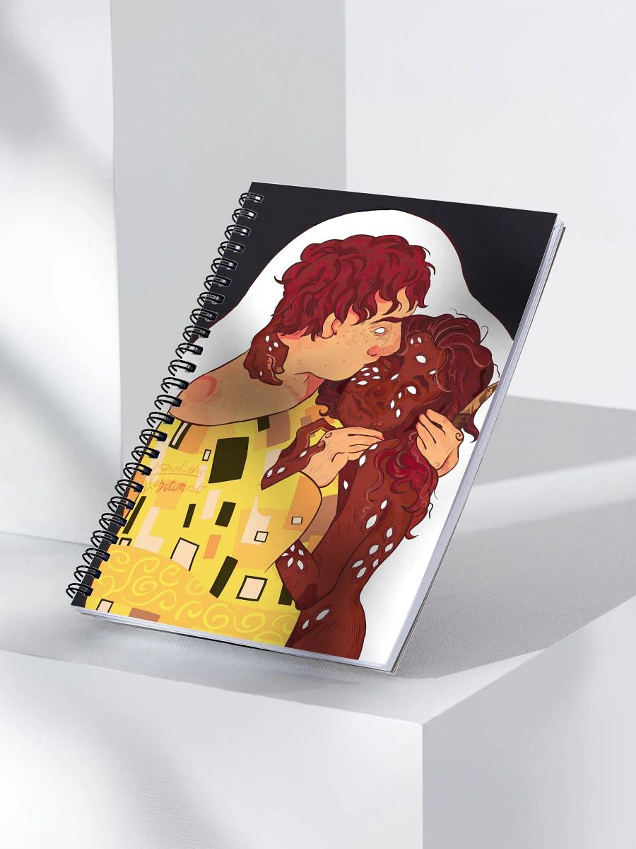 Jon and Martin, The Kiss ☆ Spiral-bound Notebook product image (2)