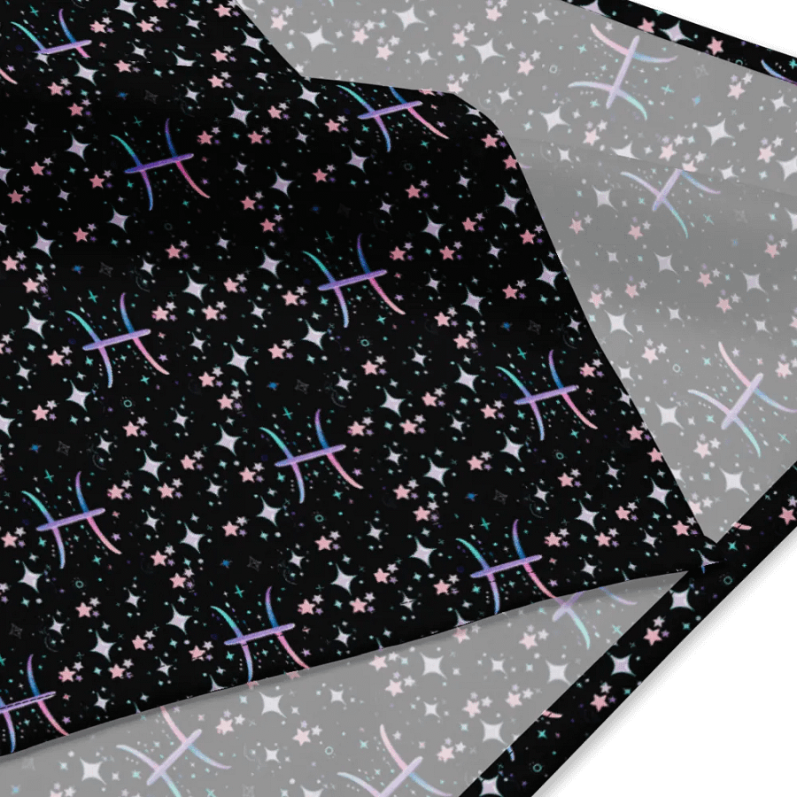 Pisces, Pastel Pisces Glyph, Bandanna product image (4)