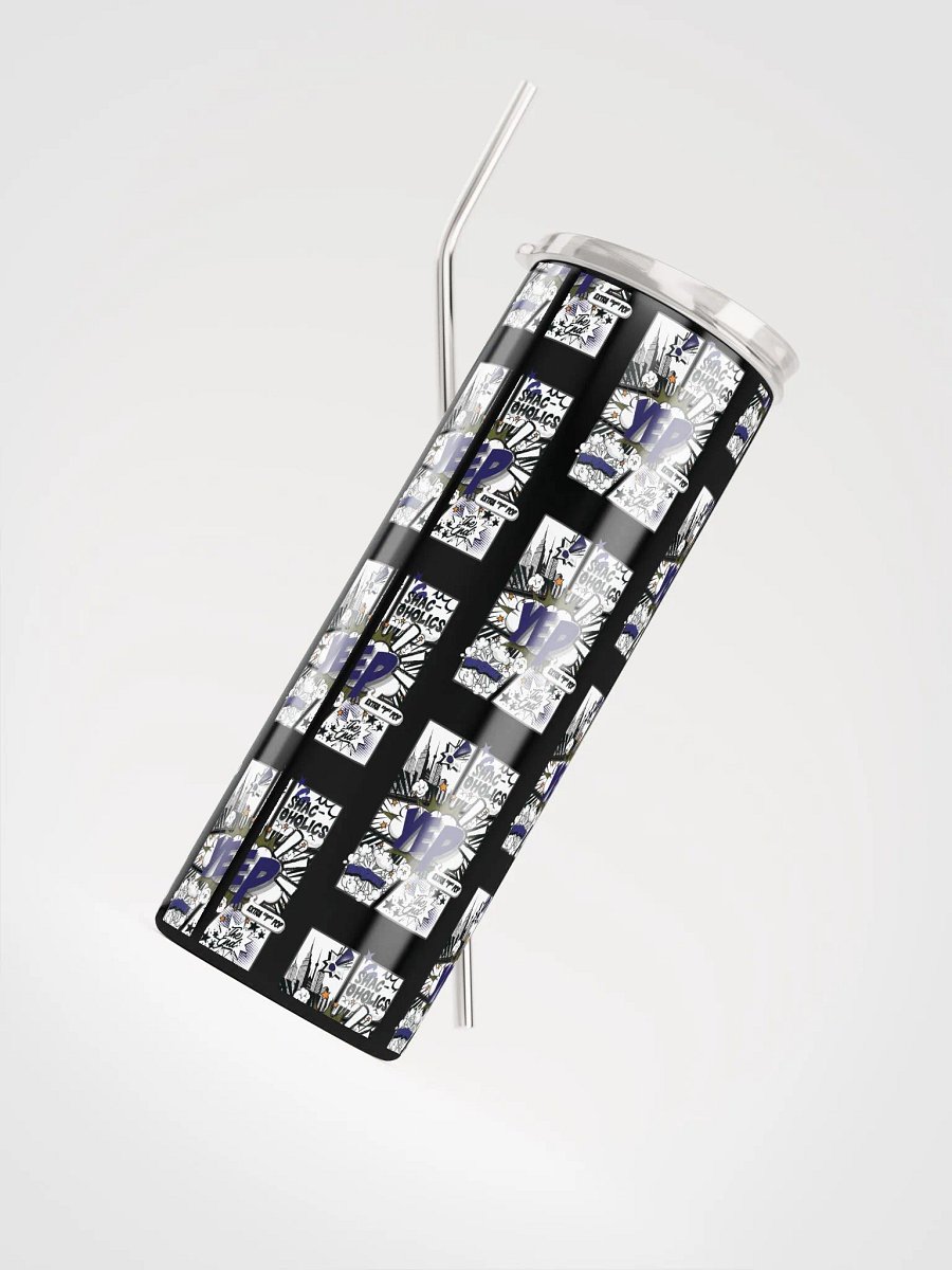 Shac-oholics Comic Blast Tumbler - Dark Blue 