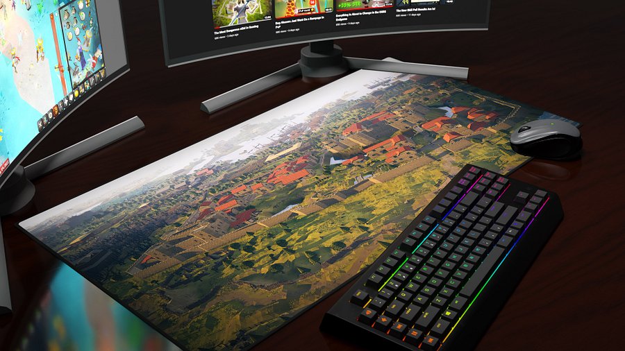Asgarnia | Premium Wide OSRS Desk Mat product image (2)