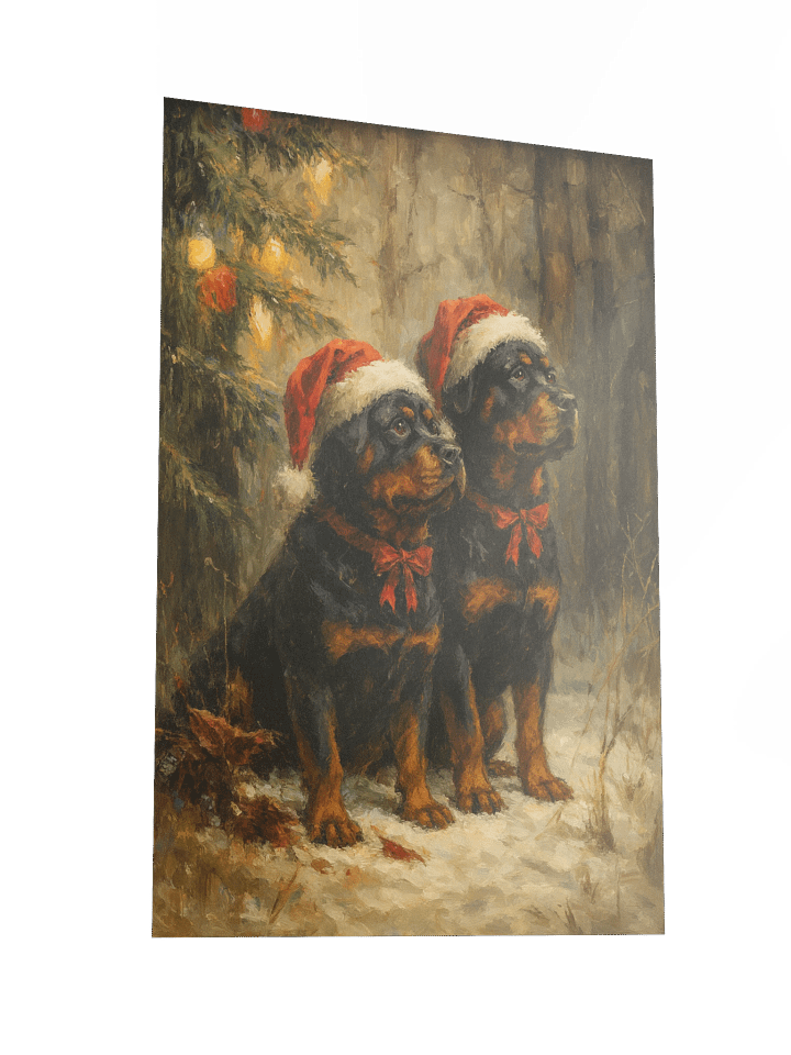 Santa Paws Holiday Poster product image (5)