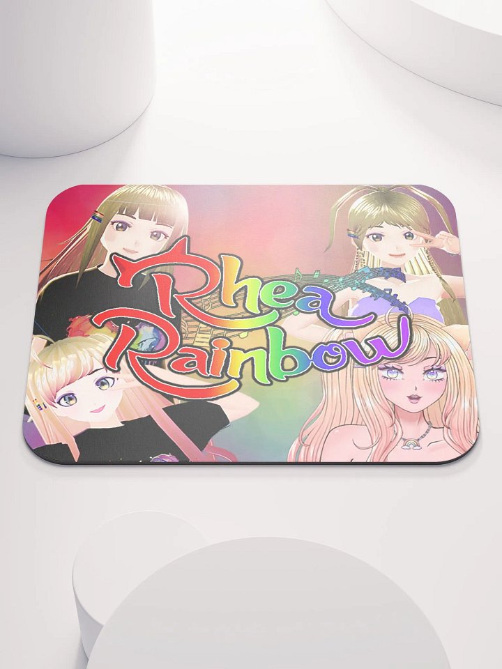 🌈Rhea Rainbow "POGgression" Mouse Pad product image (1)