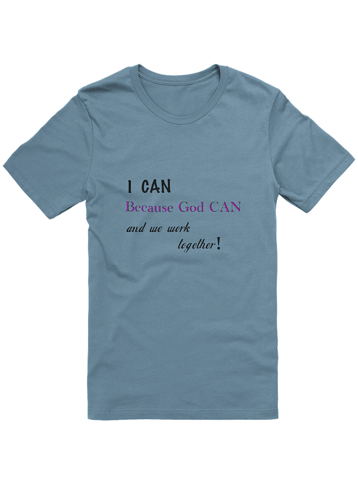 I CAN shirt product image (3)
