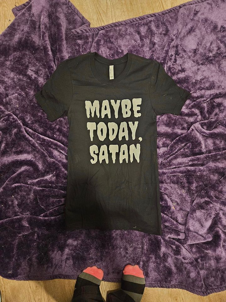 Maybe Today Satan Tee product image (1)