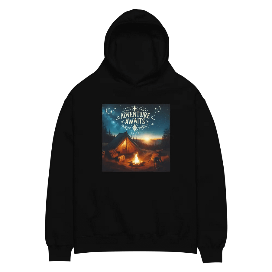 Adventure Awaits Unisex Oversized Hoodie product image (2)