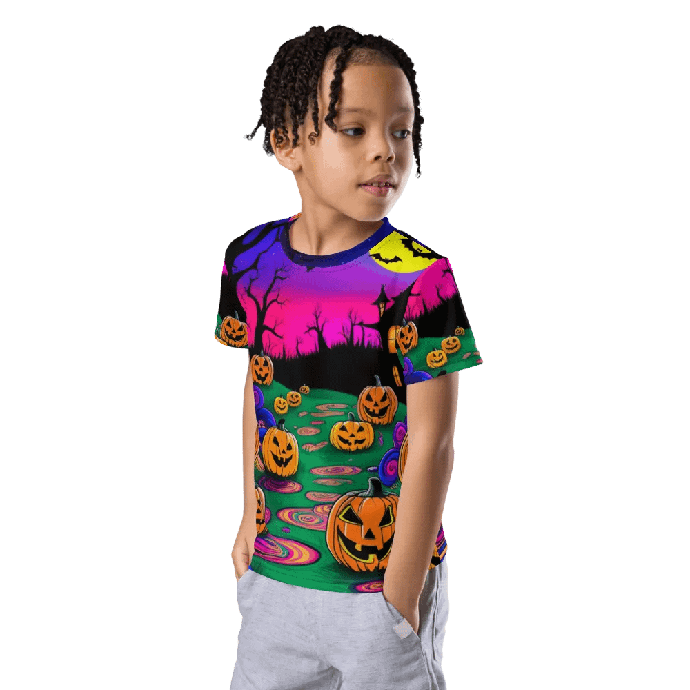 Haunted Pumpkins Habitat Kids T Shirt product image (12)