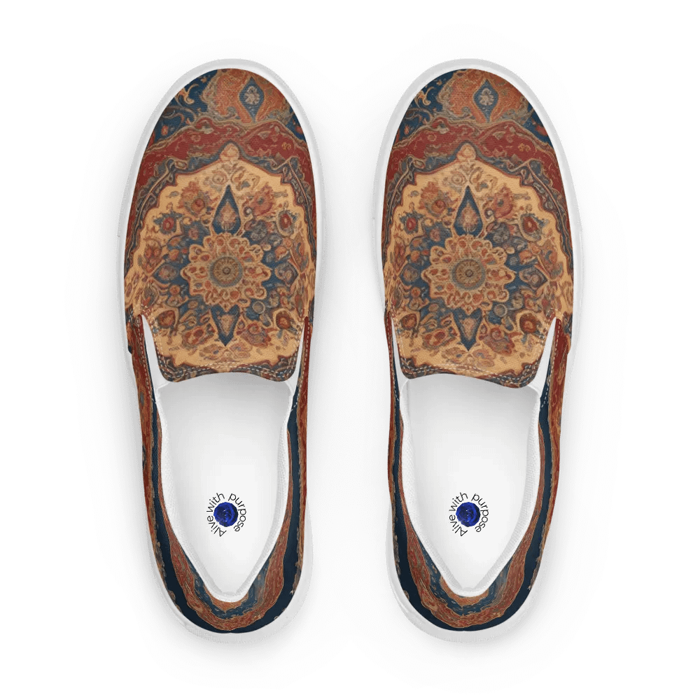 Oriental Medallion Tapestry Mens Slipons product image (3)