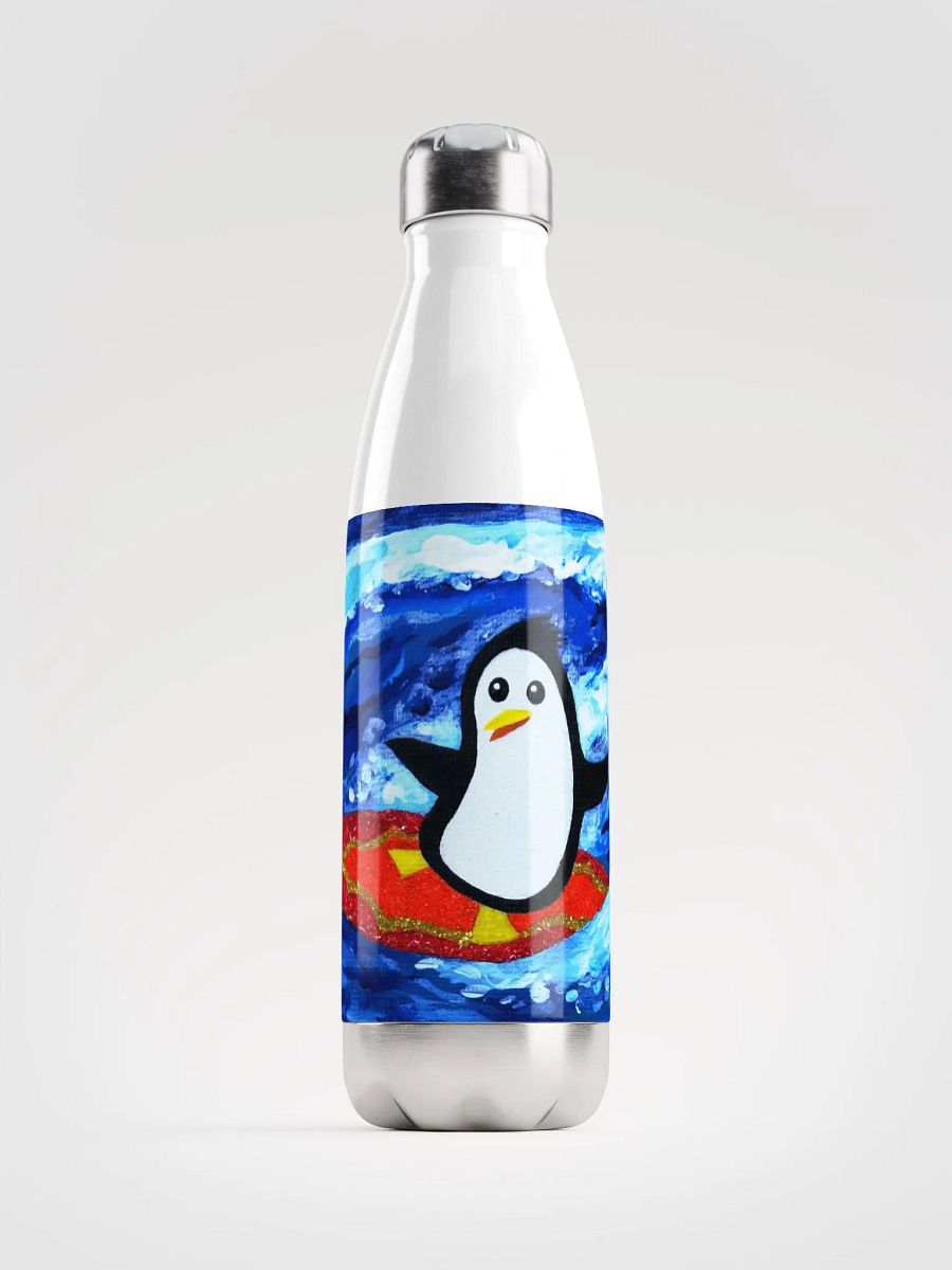 Surfing Penguin Stainless Steel Water Bottle product image (3)