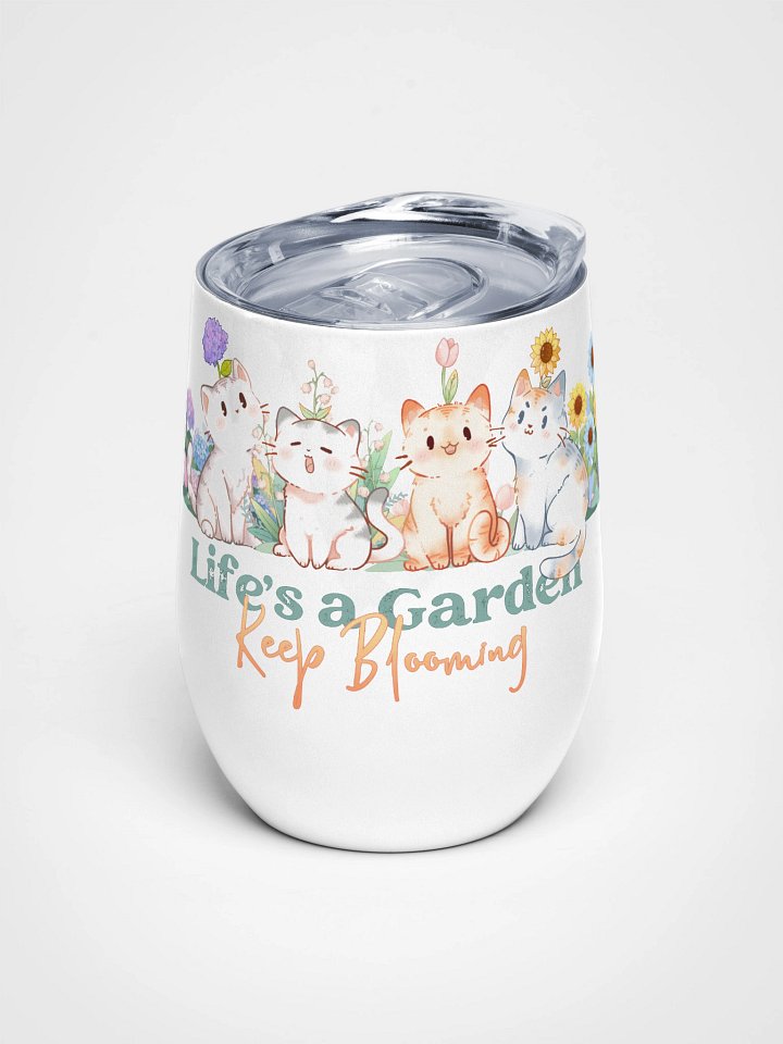 Life is a cat garden - Tumbler product image (1)