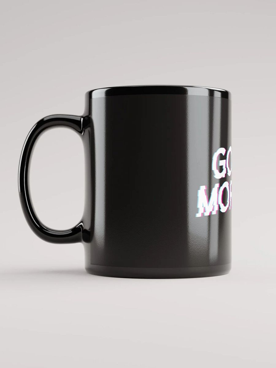 Good Morning Black Glossy Mug product image (6)