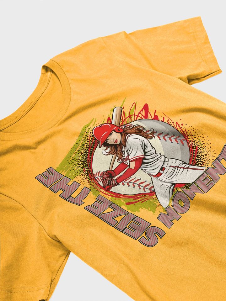Seize the Moment Baseball Female T-Shirt product image (12)