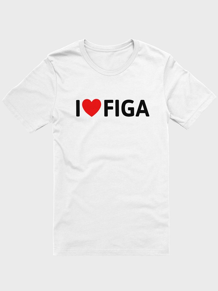 I ♥️ FIGA T-shirt WHITE product image (1)