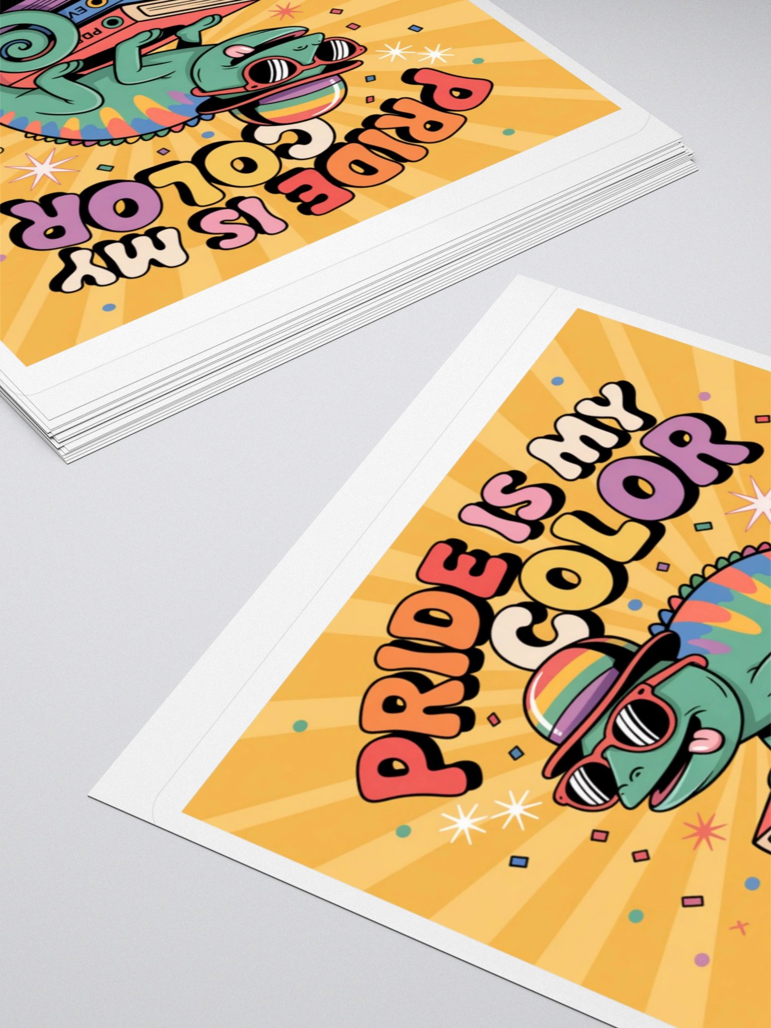 Exclusive 'Pride Is My Color' Chameleon Sticker by TDS Music - Vibrant Design for Pride Supporters product image (11)