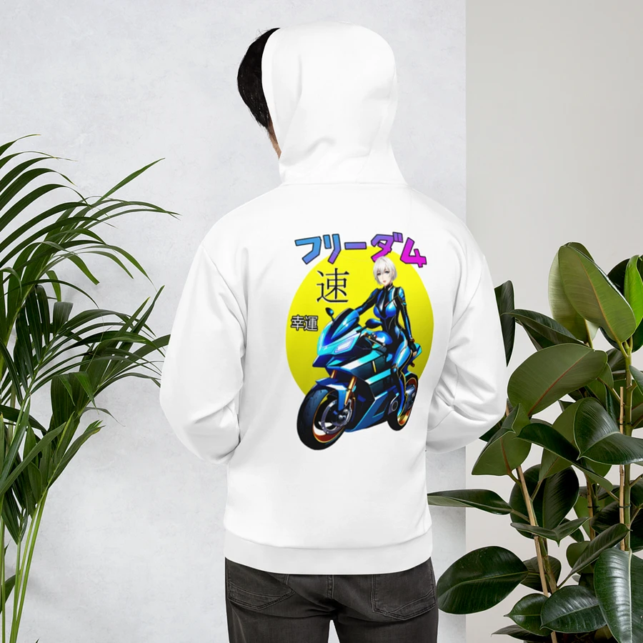 Biker Girl - Hoodie (White) product image (14)