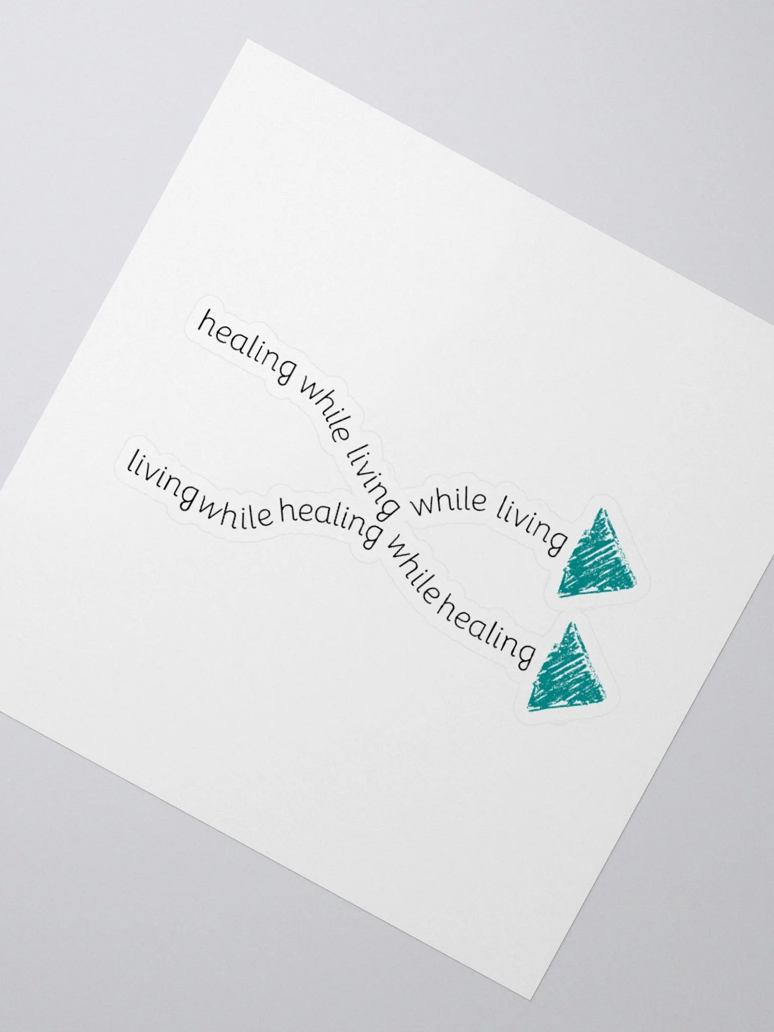 Healing While Living (Option 2) Stickers product image (2)