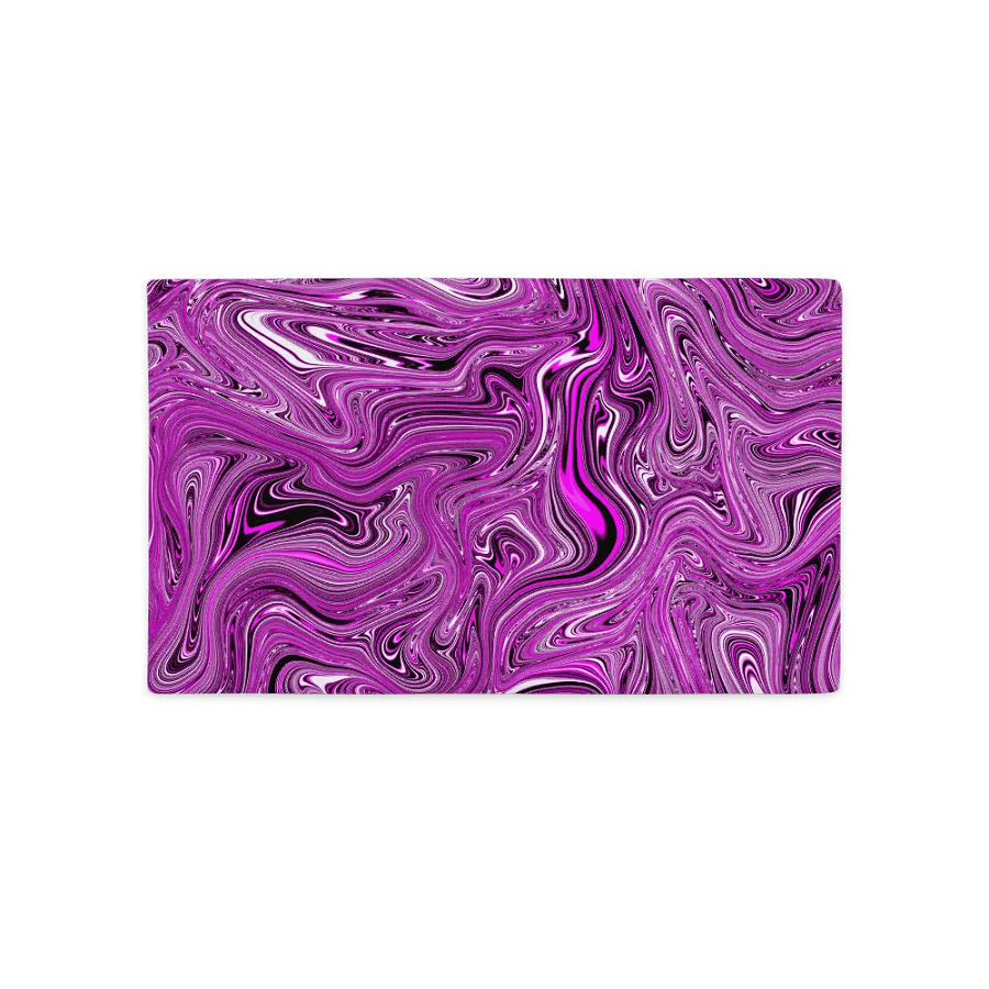 Premium Pillow Case - Purple and White Fluid Swirls product image (5)