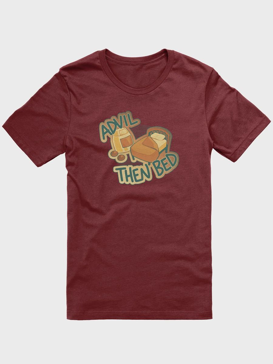 Pain Meds then Bed Tee (Cardinal) product image (1)