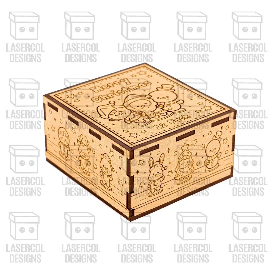 Christmas Characters Box - Laser Cut Files product image (4)